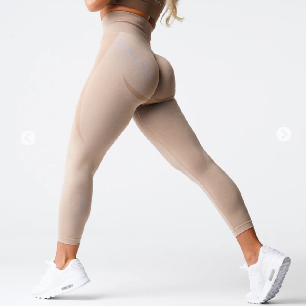 NVGTN contour seamless leggings beige size medium